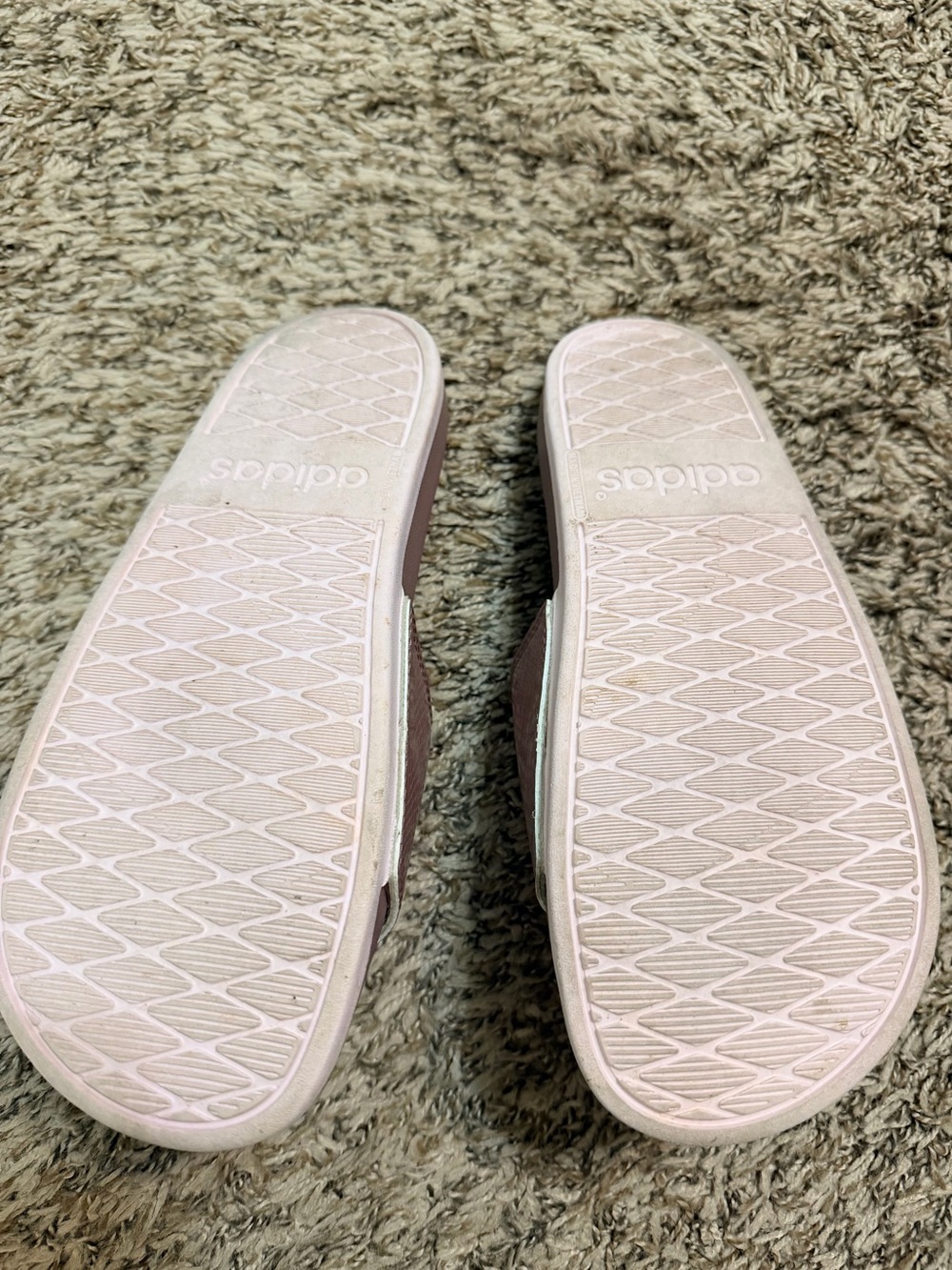 Adidas Rose Purple Slide Sandals - Picture 2 of 3